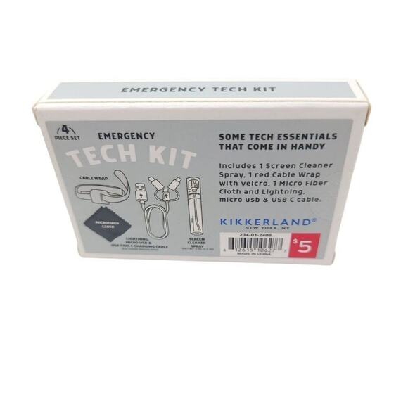 Kikkerland Emergency TechCare Kit Gift Christmas Smart Phones Tablets Electroni  - Picture 4 of 7